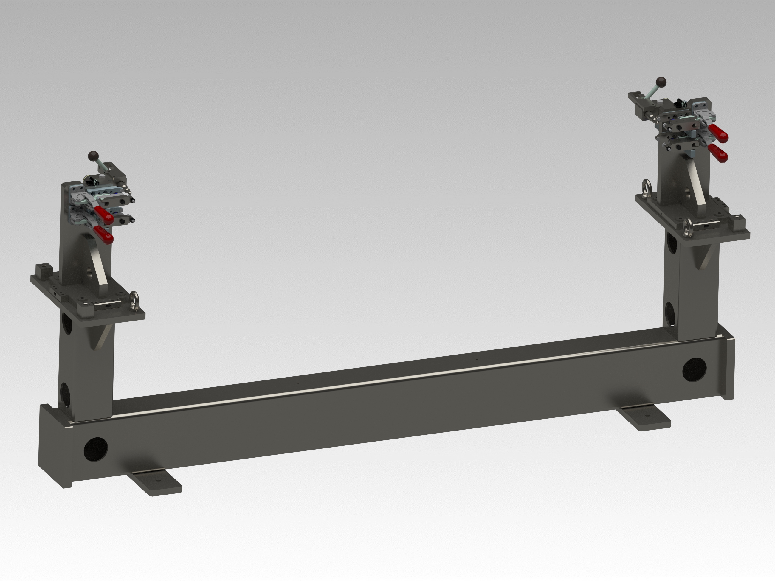 cmm fixture design with manual clamps